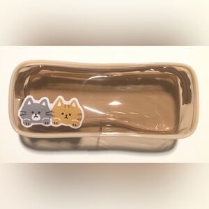 Cats Zippered Pouch - never used